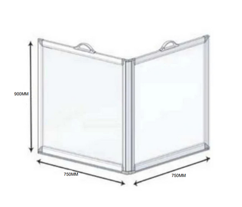 Two Panel Shower Screen