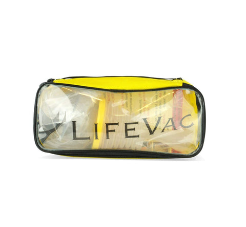 The lifevac travel bag can be used to store the lifevac system while travelling.