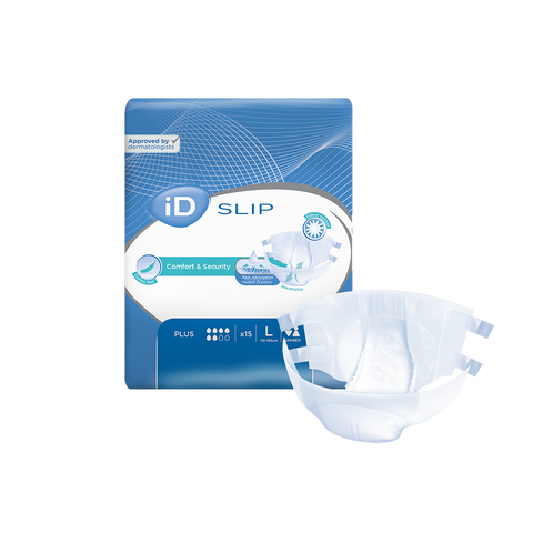 iD Expert Slip Plus Adult Diapers – Pack of 14 or 28