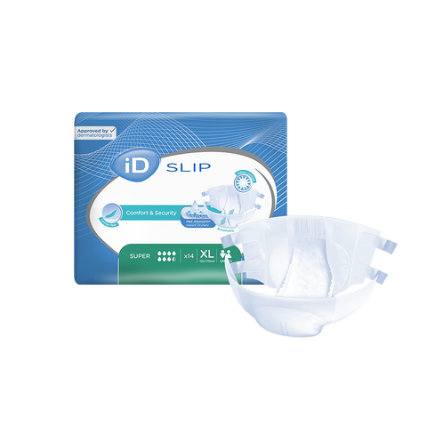 iD Expert Slip Super Adult Diapers – Pack of 15 or 28