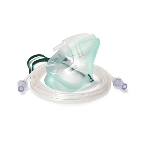Adult Medium Oxygen Mask With Tubing (Case of 40)