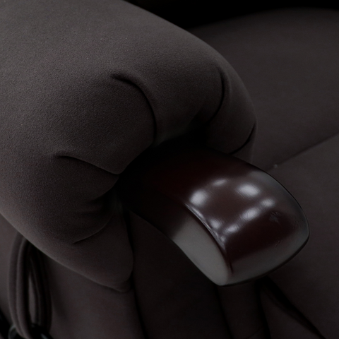 Timber knuckle armrest grip designed for extra support when standing.
