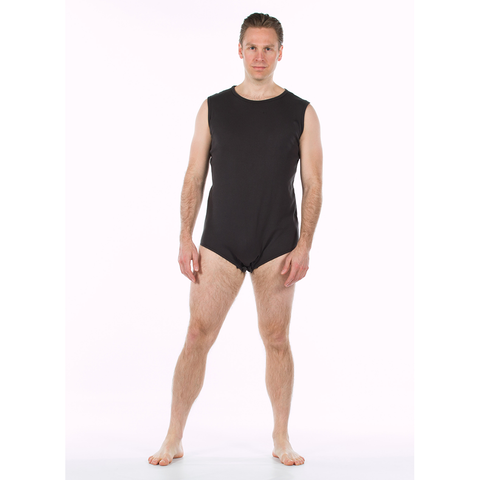 Blue Bodysuit with Snap-Button Closure