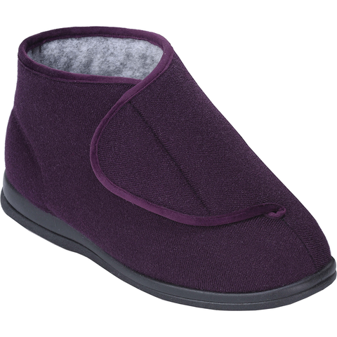 Eliza Boot Slipper Plum Size 9