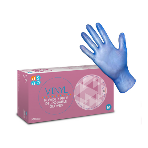 Vinyl Powder Free Disposable Gloves 100 Pack