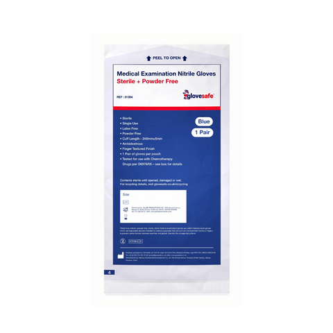 Sterile Nitrile Gloves - Powderfree