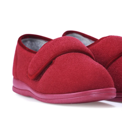 Cosyfeet Holly Slipper Burgundy