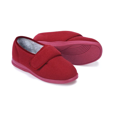 Cosyfeet Holly Slipper Burgundy