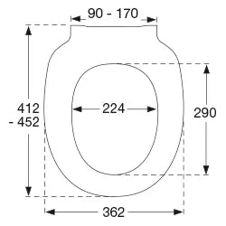 Soft Close Toilet Seat with Lift-Off Function