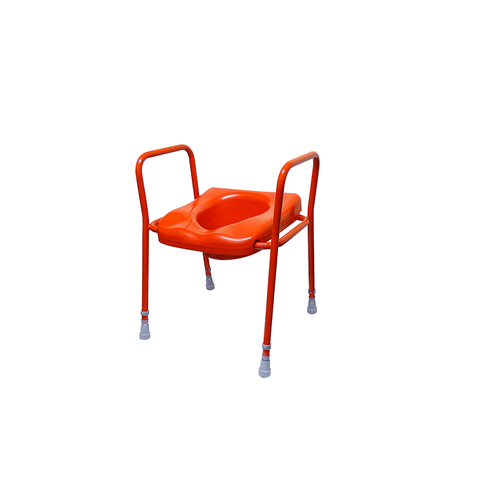 Raised Toilet Seat Frame with Comfort Seat