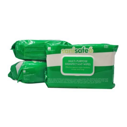 Sanisafe Multi-Purpose Disinfectant Detergent Wipes