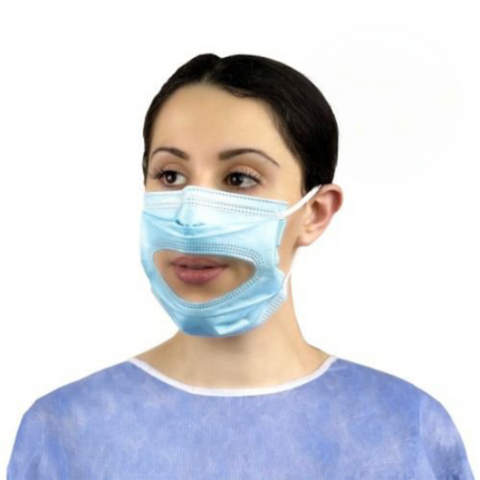 Smile Shield Face Mask - 50 Pack