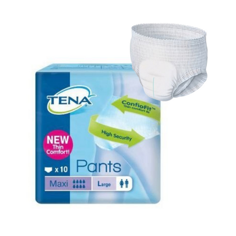 TENA Maxi Pull Up Pants – Pack of 10