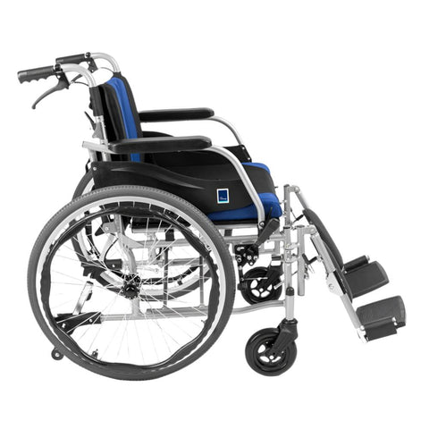 Wheelchair with Foldable Backrest and Removable Upholstery