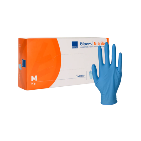 Abena Nitrile Blue Gloves - Pack of 100