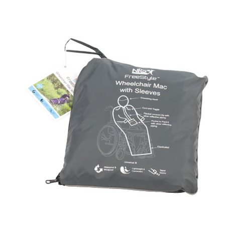 Wheelchair Poncho With Sleeves And Hood