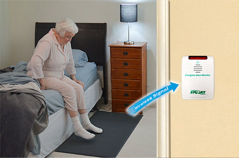 Wireless Floor Mat with Red Light Alarm