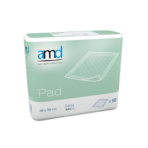 AMD Bed Pad available in the absorbency level in extra is a single use pad designed to protect bedding and furniture from urine leakages.