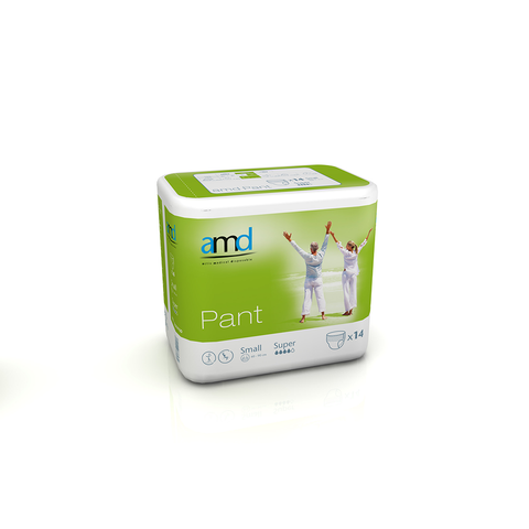 Small size offering discreet protection and secure fit for medium to heavy incontinence.