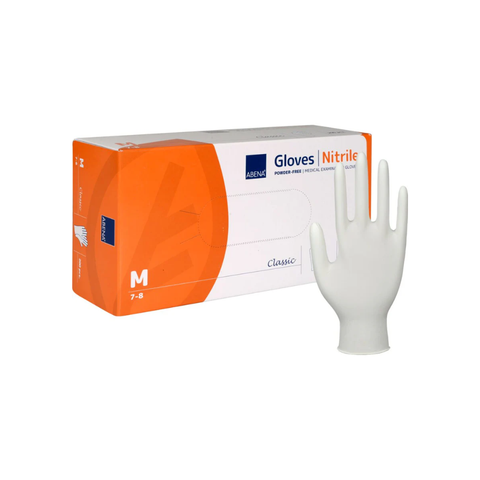 Abena Nitrile White Gloves - Pack of 200
