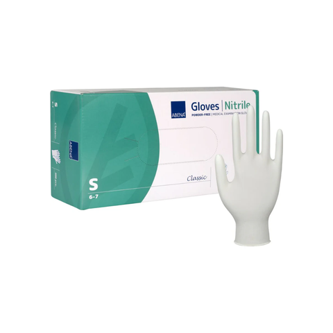 Abena Nitrile White Gloves - Pack of 200
