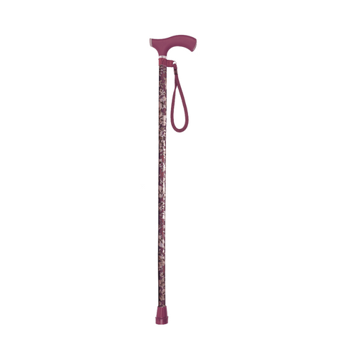 Adjustable Walking Stick - Flowers