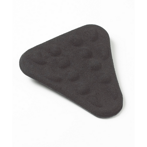 Neo G back support laid flat with the removable massage insert displayed beside it.