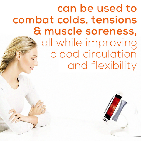 Can be used to combat colds, tensions and muscle soreness all while improving blood circulation and flexibility.