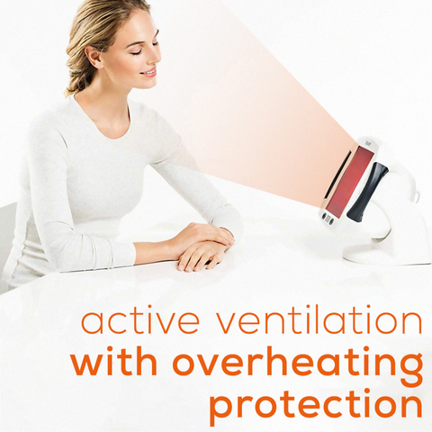 Beurer IL 51 infrared lamp with UV-free red light for safe skin treatment