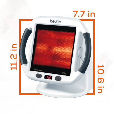 Large treatment area of 11.8 x 15.7 inches for full-body muscle relief