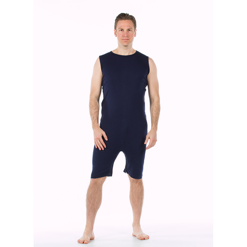 Blue Bodysuit with Zipper