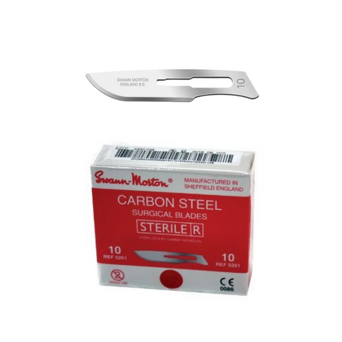 Carbon Steel Sterile Blades - Red