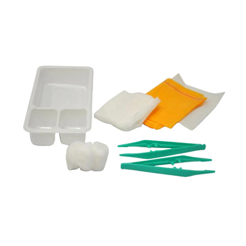 Dressing Pack with Gloves and Forceps - Case of 60