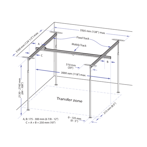 Hoist Easytrack System 4 Post