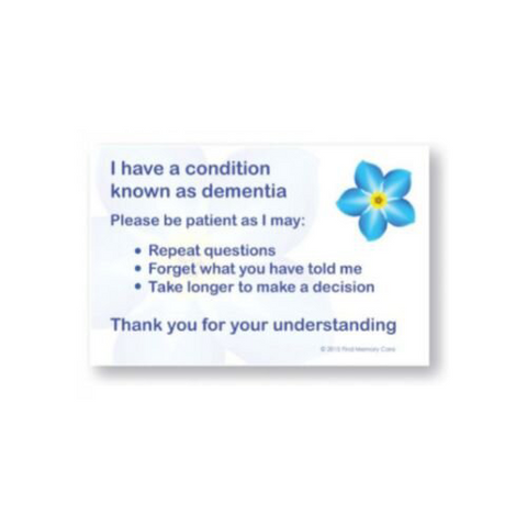 Dementia Patience Cards Refill Pack