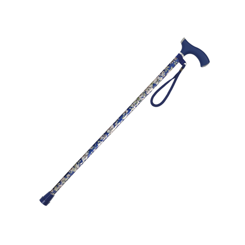 Gehstock Walking Stick – Blue Flower