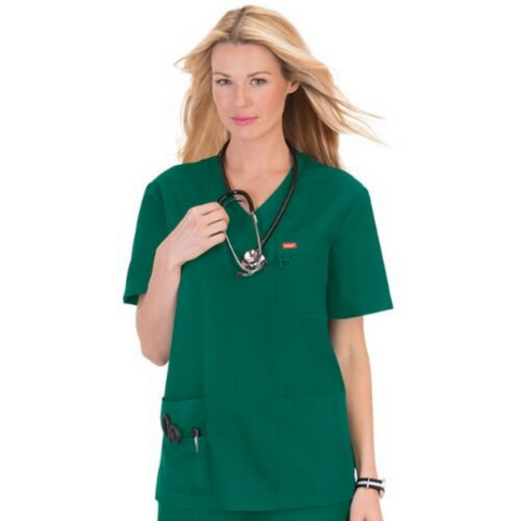 Green Hunter Unisex Scrub Top