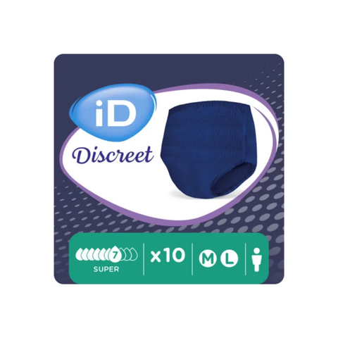iD Discreet Pants for Men Super – Pack of 10