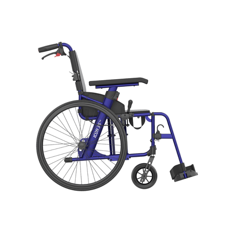 Icon 35 LX Self-Propelled Wheelchair Navy Blue