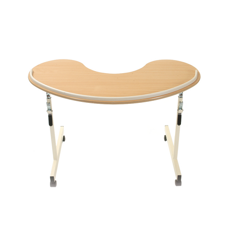 Its contoured design allows users to rest their arms comfortably while benefiting from a large, practical table surface — perfect for meals, reading, activities, or general use.