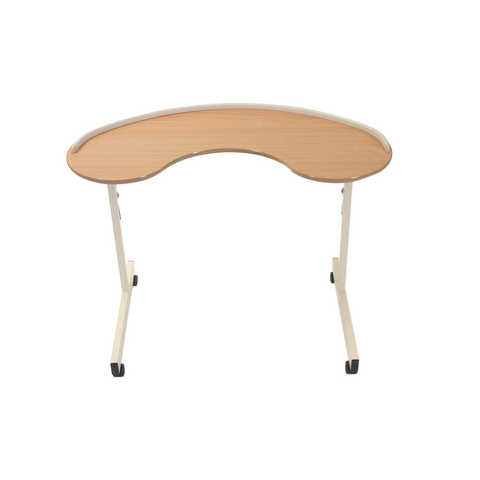 The Kidney Table offers a generous, ergonomic workspace ideal for use at home, in care environments, or healthcare settings. 