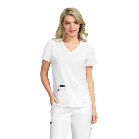 Koi Basics Becca Top White