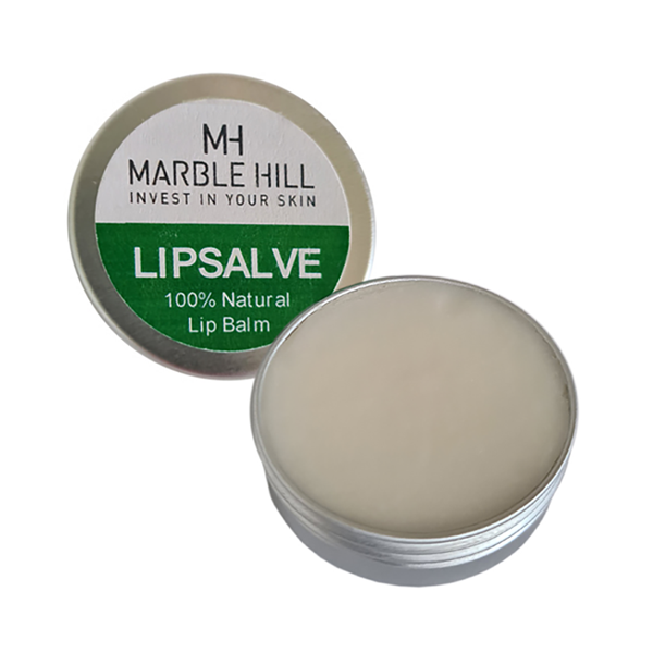 Marble Hill Lippenbalsam 100% Natürlich – Mit Arganöl & Sheabutter, 10 G Dose
