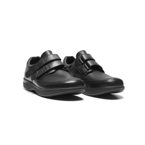 Men's Black Shoe with Double Velcro