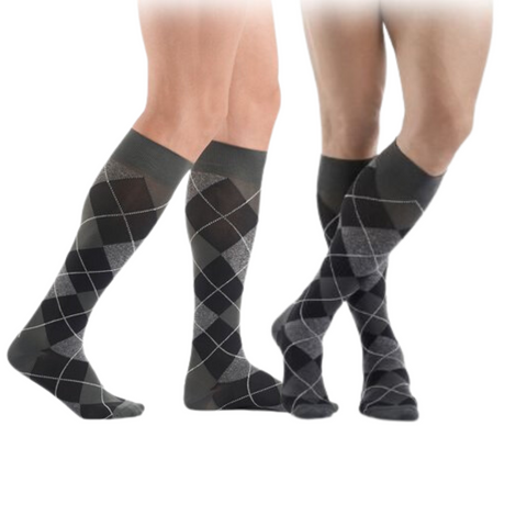 Men's Microfiber Compression Socks - Graphite