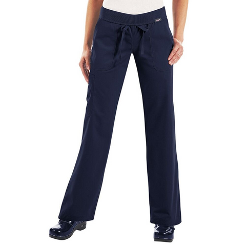 Navy Koi Classic Morgan Trousers Petite