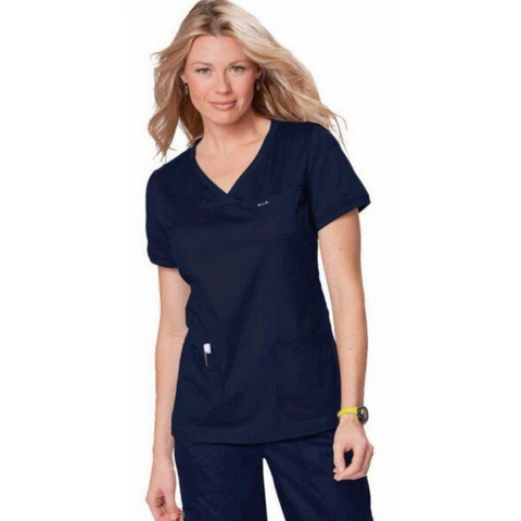 Navy Nicole Tunic Top