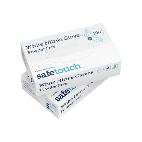 Nitrile Powderfree Glove Medium White