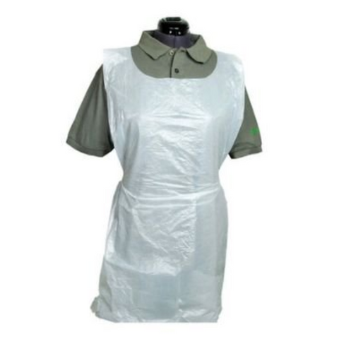 Overhead White Apron
