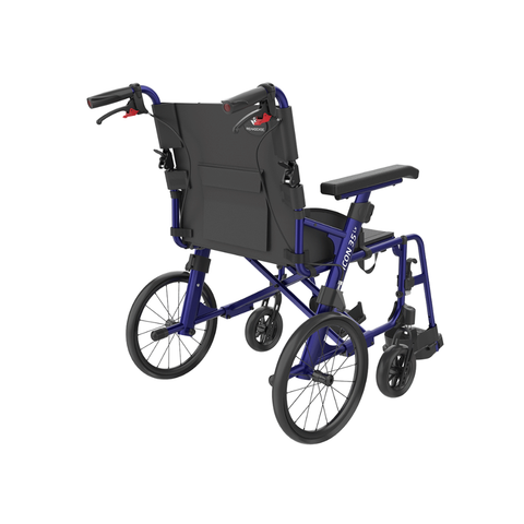 Icon 35 LX Transit Wheelchair Blue